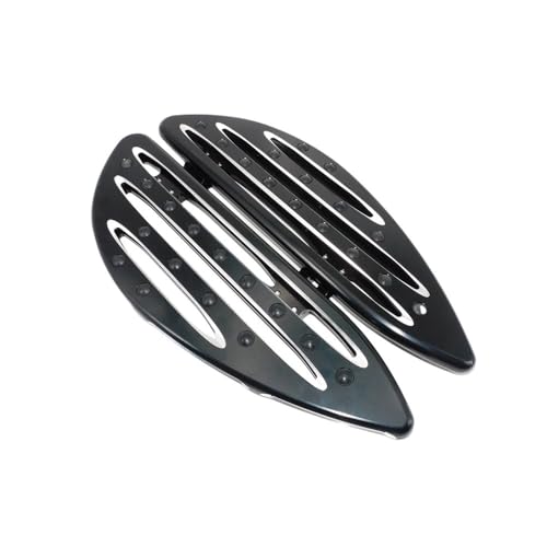 Repose-pieds moto arrière passager et pédale avant pour moto custom noire