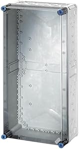 Hensel Mi-Leergehäuse Mi 0400 mit transparentem Deckel