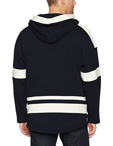 OTS NFL Los Angeles Chargers Men's Grant Lace Up Pullover Hoodie, Logo, Large