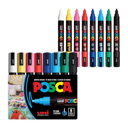 POSCA PC-5M Medium 8ct
