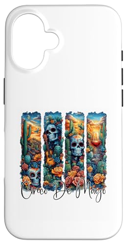 Cinco De Mayo �V���K�[�X�J�� �T�{�e�� �t�B�G�X�^�A�[�g �X�}�z�P�[�X iPhone 16 �p