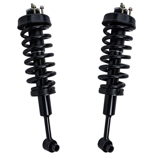 Image of Detroit Axle - Rear Steering Knuckles w /Hubs + Coil Spring Struts Front Sway Bars Replacement for 2004-2005 Ford Explorer Mercury Mountaineer
