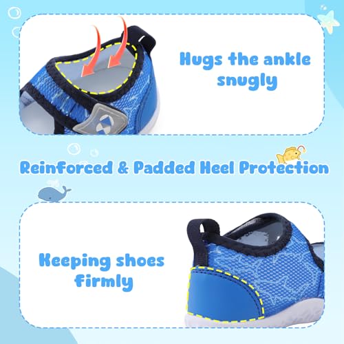 Image of Centipede Demon Toddler Water Shoes Boys Girls Swim Aqua Socks Barefoot Kids Water Sandals Quick Dry Breathable Lightweight for Beach Pool Waterpark