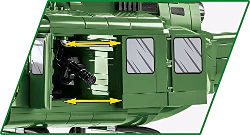 Cobi Vietnam War Bell Uh-1 Huey Iroquois Helicopter #TOP6