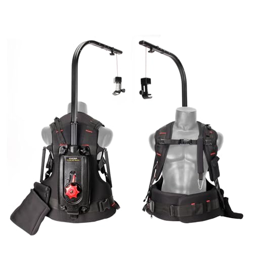 FLYCAM Flowline Master Profesional Support con Pro Vest para cámara y Gimbals. Diseño ergonómico con arnés Transpirable. Carga útil: 4 12 kg (9 27 LB) (FLCM FLN MSTR 03)