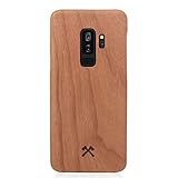 Woodcessories - Hülle kompatibel mit Samsung Galaxy S9 Plus aus Echtholz - EcoSlim Case (Kirsche)