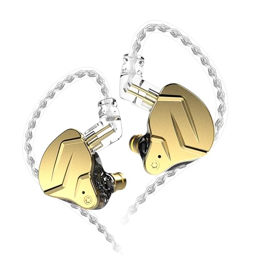 FEDAI KZ ZSN Pro X IEM �C���C���[���j�^�[ HiFi �L���C���z�� �n�C�u���b�h�f���A���h���C�o�[�t�� 1BA 1DD �n�C�t�@�C�~���[�W�V���� �C���C���[�C���z�� ���O���\�ȃP�[�u�� �Q�[���p�C���z���p (�}�C�N�A�S�[���h)