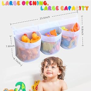 Bath Toy Storage Organizer Bathtub Holder for Toys Tub Toys Basket Bathroom Net Bag Kids Hanging Mesh Bath Toy Storage Organizer Bathtub Holder for Toys Tub Toys Basket Bathroom Net Bag Kids Hanging Mesh
