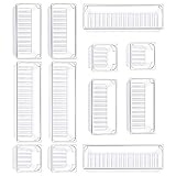 Kootek 12 Pcs Desk Drawer Organizer Trays 3-Size Bathroom Drawer Tray Plastic Storage Organizers...