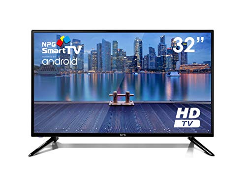 Televisor LED 32" HD NPG Smart TV Android TDT2 H.265 WiFi USB Grabador