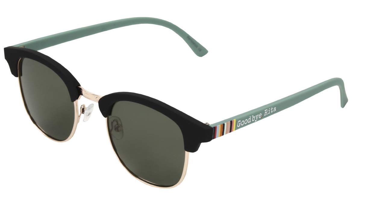 Goodbye, Rita. - Occhiali da Vista per Uomo e Donna - Collezione Round - Modello 10 - Prodotti in Acetato - Occhiali Non Graduati - Verde con Motivo Colorato - 140 x 50 mm