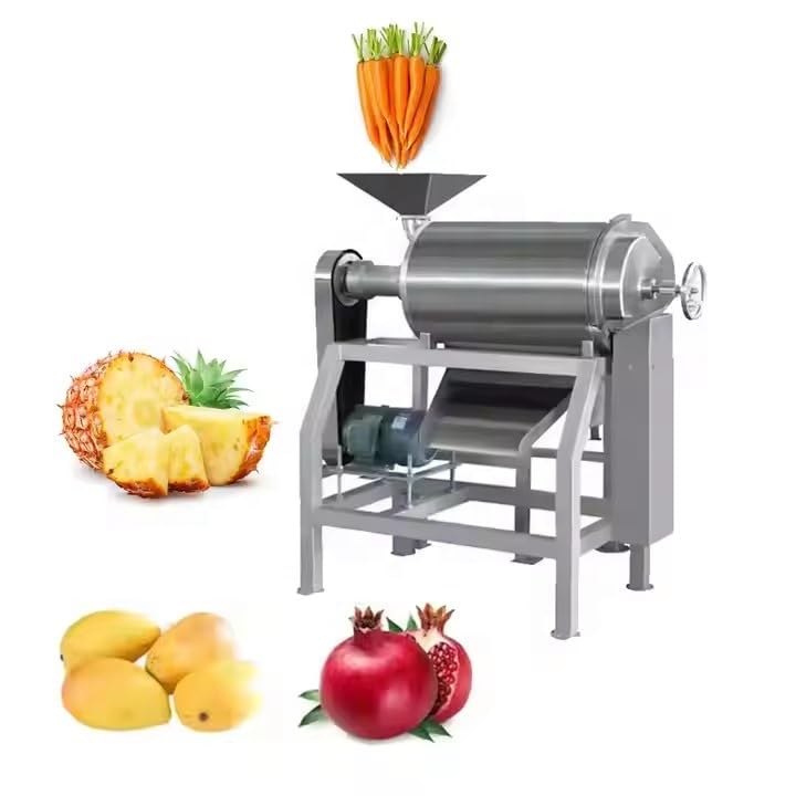 Professional Juicer Machine Automatic Heavy Duty Commercial Juicer for High-Volume Fresh Juice Extraction Stainless Steel for Restaurants Juice
