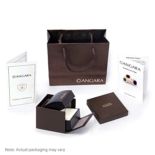 Angara Natural Freshwater Pearl Solitaire Pendant Necklace For Women, Girls In 14K White Gold (Grade-Aaa | Size-9Mm) | June Birthstone | Jewelry Gift For Her | Birthday| Wedding | Anniversary #TOP5