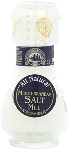 Drogheria & Alimentari All Natural Spice Grinder Mediterranean Salt, 3.17 Ounce (Pack of 6)