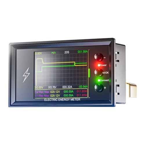 Compteur d'énergie WiFi DC 0-420V 400A avec écran numérique pour batterie