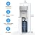 SOOPYK Self Cleaning Water Cooler Dispenser for 3-5 Gallon Bottles Bottom Load,Hot Cold and Room, Child Safety Lock, Empty Bottle Alert, White