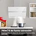 Campana CBCW6736N Extractora de Pared 60cm 750m³/h 210W - Pantalla Táctil -...