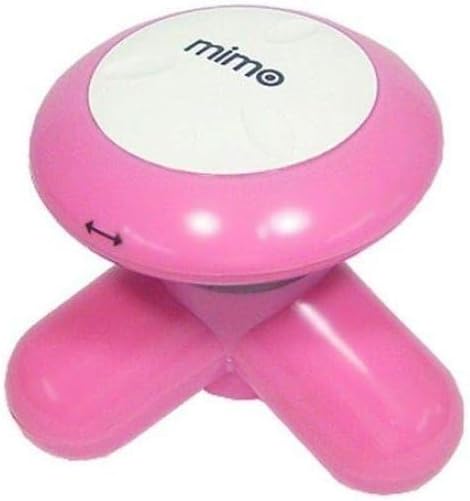 RuWin® Electric Minii Full Body Vibration Massager Mimo Mini Vibration Full Body Massager Slimming Body Massager For Pain Relief With USB Port, MulticolourMimo Mini Handheld Massager, Pink, 3 Inch Portable Body Massager for Neck Shoulder Back Pain Relief, Compact Travel Size