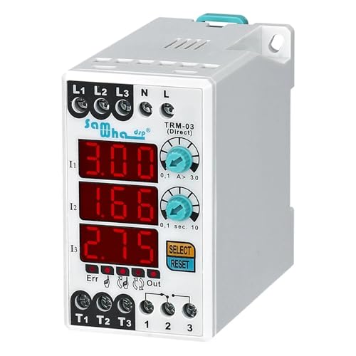 Relais thermique numérique Samwha-Dsp TRM-100 protège votre moteur asymétrique