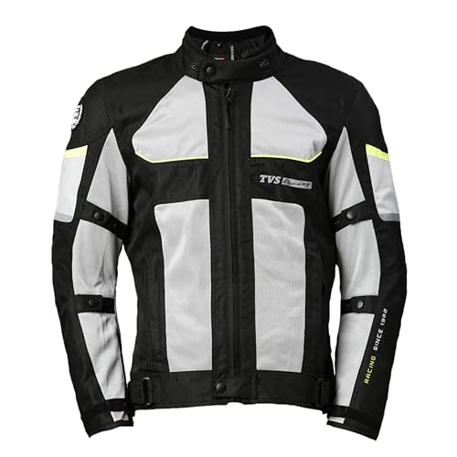 TVS Riding Jacket with Impact Resistance& High Abrasion, Challeng...