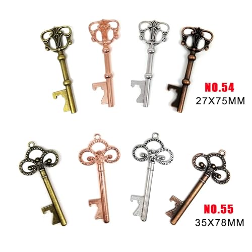 Clé steampunk or rose : la solution breloque rétro pour réussir vos bijoux DIY