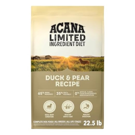 ACANA Singles Limited Ingredient Grain Free High Protein Dry Dog Food Duck & Pear Recipe 22.5lb Bag