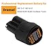 Shentec 4000mAh 12V Max Lithium-Ion Replacement for B815-01 B816-01 Battery,Compatible with Dremel 8260 8250 8240 Cordless Tools（2 Packs）