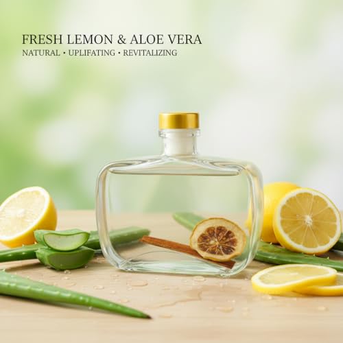 Difusor de aromaterapia limón 100ml para hogar miniatura 2