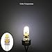 ZHENMING G4 LED Bulb Bin-pin Light Bulb 3W(30W Halogen Equivalent) AC/DC 12V 340 Lumens Daylight White 6000K Pack of 10
