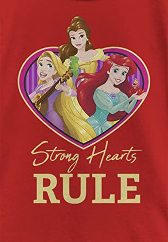 Disney Girl's Strong Hearts Rule T-Shirt2