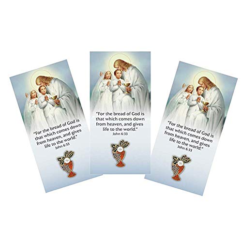 Ensemble de première communion IHS de 15,2 cm aux finitions soignées