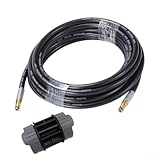 Large gamme d'applications : compatible avec de nombreux modèles, ce tuyau est un ajout essentiel à votre kit d'outils de lavage haute pression pour les travaux de nettoyage domestiques et professionnels.