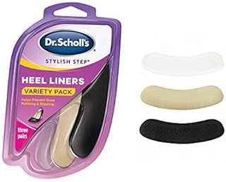 Dr. Scholl's Foam Heel Liners Inserts Helps Prevent Uncomfortable Shoe Rubbing at The Heel and Helps Prevent Shoe Slipping for Shoes That are Too Big, 3 Pair