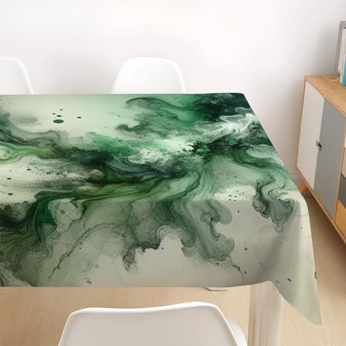 Nappe de table rectangulaire marbre graffiti 120x400 cm nappe épaisse - 5