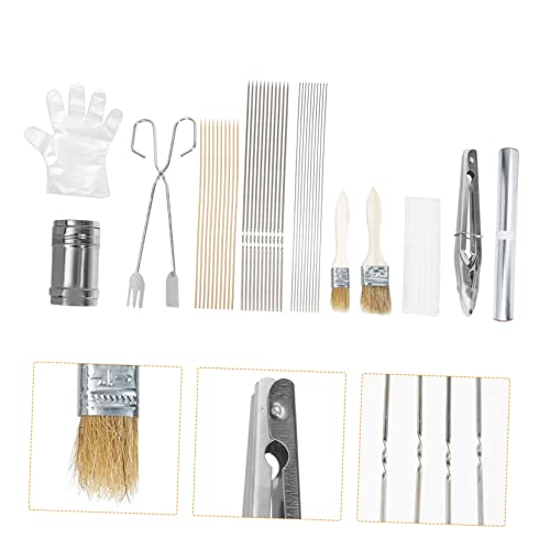 Kit de parrilla 10 piezas acero inoxidable PRETYZOOM miniatura 4