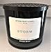 Natural Coconut Wax Blend Scented Candle Storm (All caps) XL Black Jar with Distressed Lid, 26 Oz.