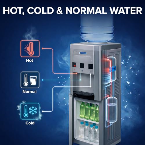 Blue Star Water Dispenser with Refrigerator Hot and Cold Taps - Image 3