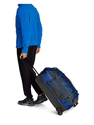 Eddie Bauer Unisex-Adult Expedition Drop-Bottom Rolling Duffel - Large, Green Re