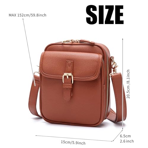 Urvashi Crossbody Leather Bag For Women, Collaboraten1 Crossbody Leather Bag, Leathers Messenger Cross Body Purse For Women2