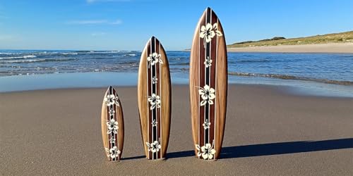 Seestern Sportswear Deko Holz Surfboard 100 cm lang Airbrush Design Surfing Surfen Wellenreiten Surf /FBA_1863a