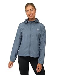 DANISH ENDURANCE Cortavientos Para Mujer, Chaqueta...: ULTRALIGERA Y TRANSPIRABLE: Fabricada con materiales ultraligeros y transpirables, esta chaqueta cortavientos se pliega sin esfuerzo para caber en el bolsillo sin ocupar mucho espacio. Ideal para llevarla encima DISEÑADA PARA EL MOVIMIENTO: Capucha a...