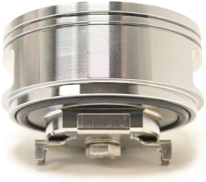 Tomei Oil Filler Cap Compatible with EVO 1-9 4G63 and more Engines, Snap On Type Cap - Silver