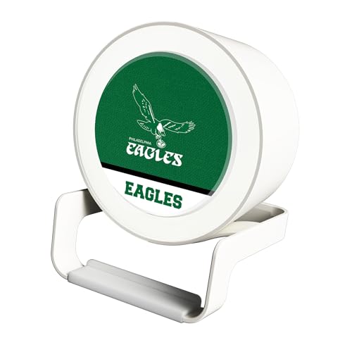 Keyscaper Philadelphia Eagles Historic Team Logo Night Light Charger with Bluetooth Speaker