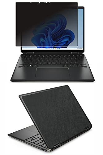2�_�Z�b�g�y��ʁ{�V�zClearView HP Spectre x360 14-ef 14-ef0000 / 14-ef2000 2022/23�N���f���Ή� �`�����h�~ (�㉺���E4����) �{�X�L���V�[�� �ی� �t�B���� ���h�~ ���{�� [�u���b�N/����