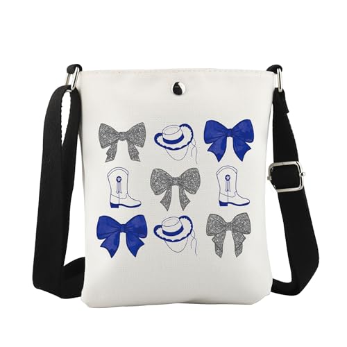 WCGXKO Coquette Bow Drill Team Crossbody Bag Drill Dance Gift Dance Team Gift Drill Lover Gift
