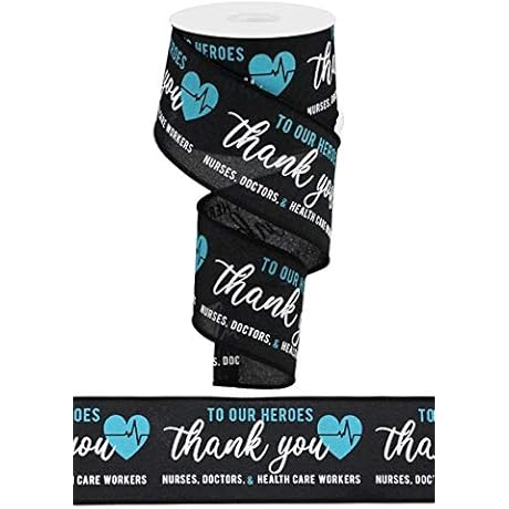 Show Appreciation with Thank You Healthcare Heroes Wired Ribbon