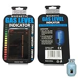 CATZUM 2 Pezzi Indicatore Magnetico di Livello Gas, Indicatore di Livello per Bombola Gas ...