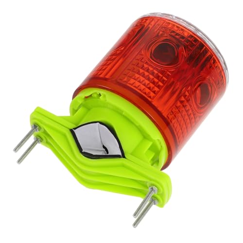 OSOLADY Safety Obstacle Signal Light Tower Lamp Solar Lights The Lighthouse LED Light Tower Solar Warning Light for Car Solar Light for Outdoor Signal Warning Lamp Red Electronic Original