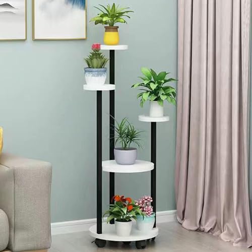 Support de plantes avec roulettes étagère multi-usages pour maison