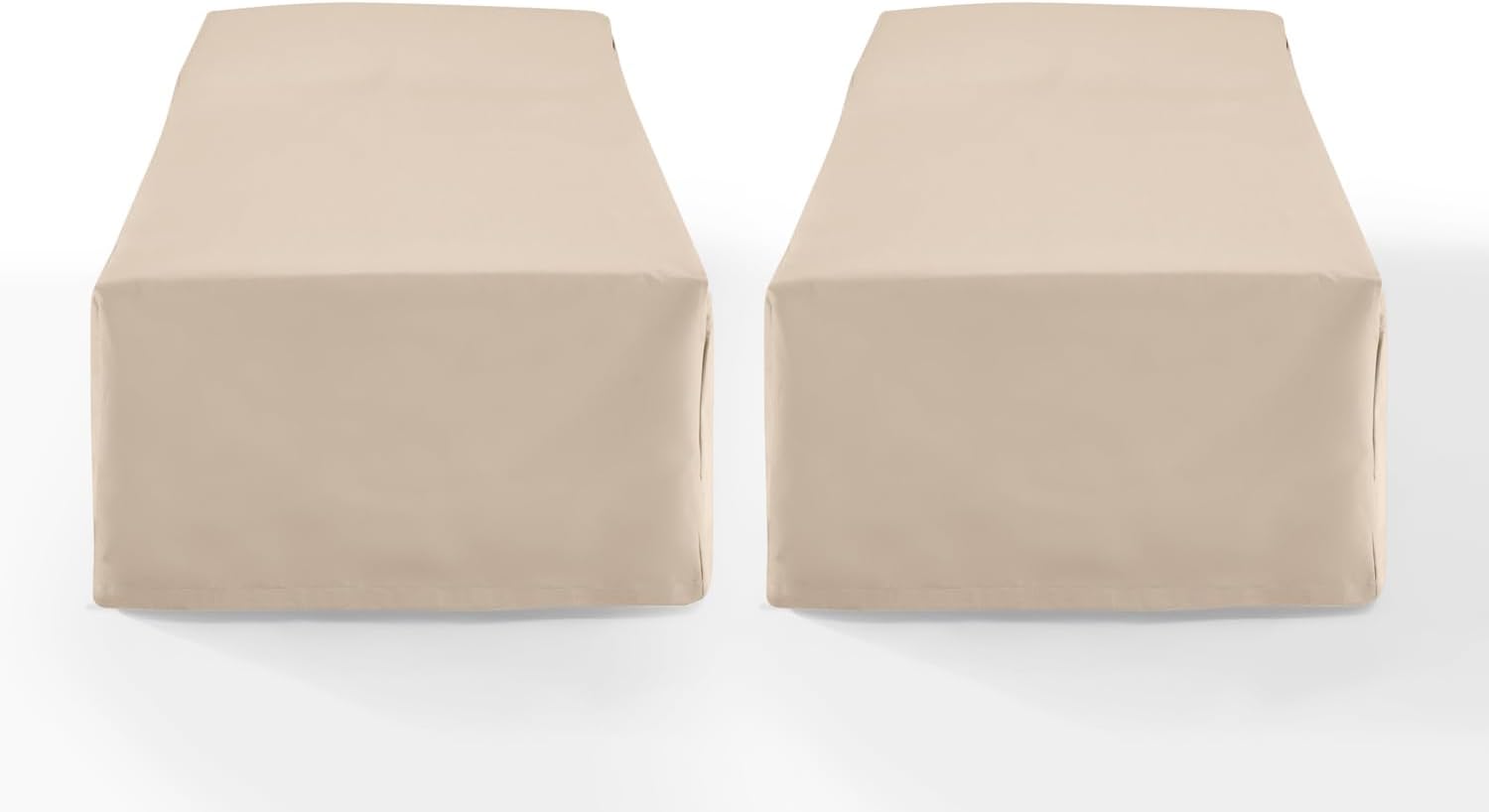 Maykoosh Tuscan Treats 2Pc Outdoor Chaise Lounge Furniture Cover Set, Washable Slipcovers for Living Room - 26" D x 79" W x 14" H, Drawstring Closure, Polyester, Furniture Protectors